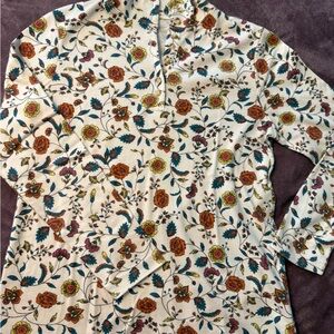 Blair Multicolor Floral Button-Up Top